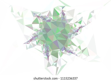 Geometric low polygonal background. Abstract multicolor mosaic backdrop. Design element for book covers, presentations layouts, title backgrounds. Vector clip art.