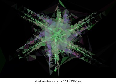 Geometric low polygonal background. Abstract multicolor mosaic backdrop. Design element for book covers, presentations layouts, title backgrounds. Vector clip art.