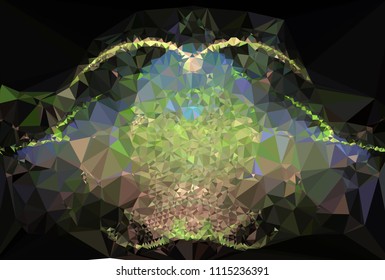 Geometric low polygonal background. Abstract multicolor mosaic backdrop. Design element for book covers, presentations layouts, title backgrounds. Vector clip art.