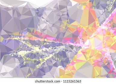 Geometric low polygonal background. Abstract multicolor mosaic backdrop. Design element for book covers, presentations layouts, title backgrounds. Vector clip art.
