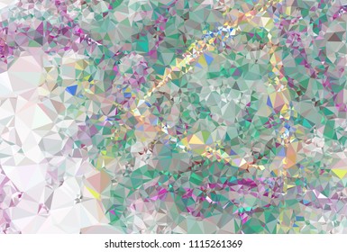 Geometric low polygonal background. Abstract multicolor mosaic backdrop. Design element for book covers, presentations layouts, title backgrounds. Vector clip art.