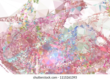 Geometric low polygonal background. Abstract multicolor mosaic backdrop. Design element for book covers, presentations layouts, title backgrounds. Vector clip art.