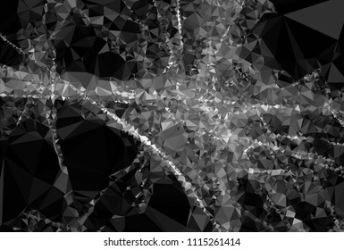 Geometric low polygonal background. Abstract multicolor mosaic backdrop. Design element for book covers, presentations layouts, title backgrounds. Vector clip art.