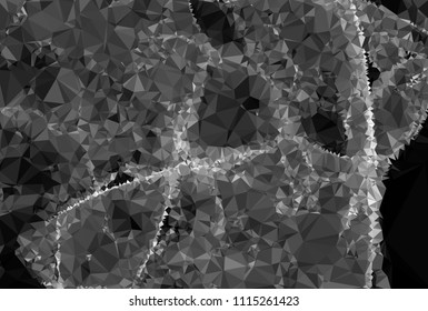Geometric low polygonal background. Abstract multicolor mosaic backdrop. Design element for book covers, presentations layouts, title backgrounds. Vector clip art.
