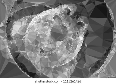 Geometric low polygonal background. Abstract multicolor mosaic backdrop. Design element for book covers, presentations layouts, title backgrounds. Vector clip art.
