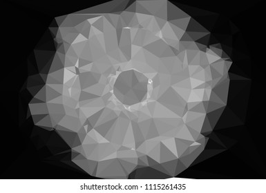 Geometric low polygonal background. Abstract multicolor mosaic backdrop. Design element for book covers, presentations layouts, title backgrounds. Vector clip art.
