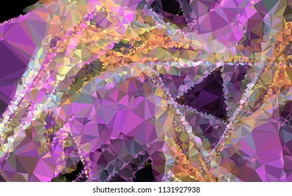Geometric low polygonal background. Abstract multicolor mosaic backdrop. Design element for book covers, presentations layouts, title backgrounds. Vector clip art.