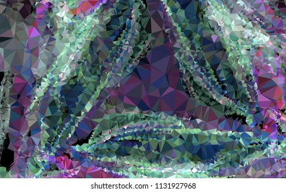 Geometric low polygonal background. Abstract multicolor mosaic backdrop. Design element for book covers, presentations layouts, title backgrounds. Vector clip art.