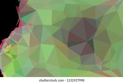 Geometric low polygonal background. Abstract multicolor mosaic backdrop. Design element for book covers, presentations layouts, title backgrounds. Vector clip art.