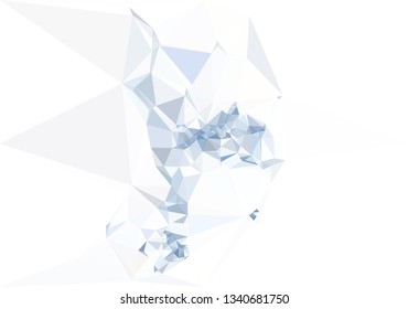 Geometric low polygonal background. Abstract mosaic backdrop. 