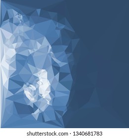Geometric low polygonal background. Abstract mosaic backdrop. 