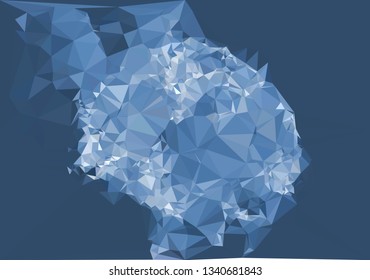Geometric low polygonal background. Abstract mosaic backdrop. 