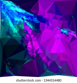 Geometric low polygonal background. Abstract mosaic backdrop.