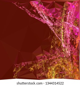 Geometric low polygonal background. Abstract mosaic backdrop.