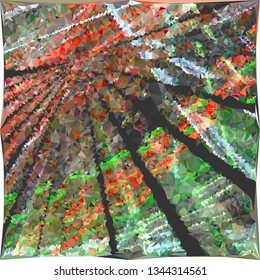 Geometric low polygonal background. Abstract mosaic backdrop.