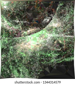 Geometric low polygonal background. Abstract mosaic backdrop.