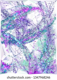 Geometric low polygonal background. Abstract mosaic backdrop.