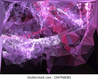Geometric low polygonal background. Abstract mosaic backdrop.