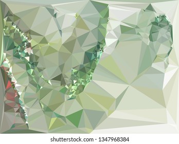 Geometric low polygonal background. Abstract mosaic backdrop.