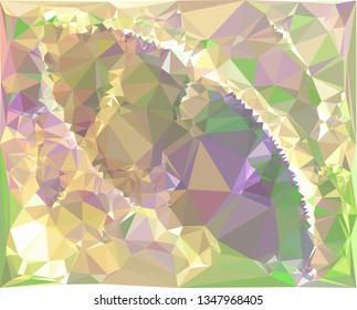 Geometric low polygonal background. Abstract mosaic backdrop.