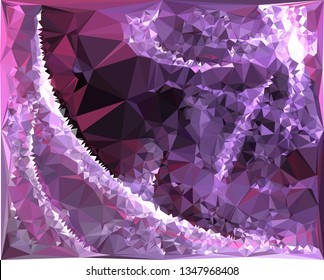 Geometric low polygonal background. Abstract mosaic backdrop.