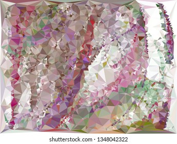 Geometric low polygonal background. Abstract mosaic backdrop.