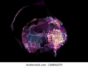 Geometric low polygonal background. Abstract mosaic backdrop.
