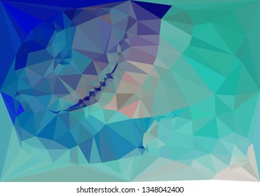 Geometric low polygonal background. Abstract mosaic backdrop.