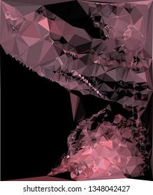 Geometric low polygonal background. Abstract mosaic backdrop.