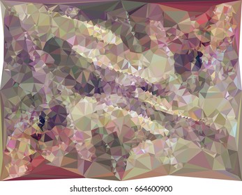 Geometric low polygonal background. Abstract multicolor mosaic backdrop. Design element for book covers, presentations layouts, title backgrounds. Vector clip art.