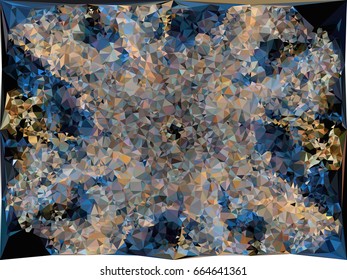 Geometric low polygonal background. Abstract multicolor mosaic backdrop. Design element for book covers, presentations layouts, title backgrounds. Vector clip art.