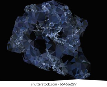 Geometric low polygonal background. Abstract multicolor mosaic backdrop. Design element for book covers, presentations layouts, title backgrounds. Vector clip art.