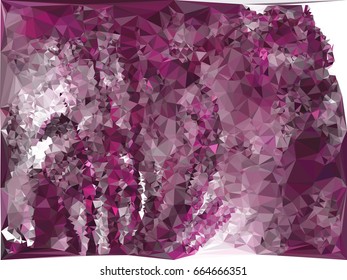 Geometric low polygonal background. Abstract multicolor mosaic backdrop. Design element for book covers, presentations layouts, title backgrounds. Vector clip art.