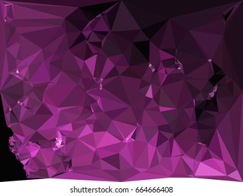 Geometric low polygonal background. Abstract multicolor mosaic backdrop. Design element for book covers, presentations layouts, title backgrounds. Vector clip art.