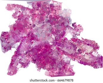 Geometric low polygonal background. Abstract multicolor mosaic backdrop. Design element for book covers, presentations layouts, title backgrounds. Vector clip art.