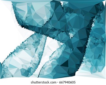 Geometric low polygonal background. Abstract multicolor mosaic backdrop. Design element for book covers, presentations layouts, title backgrounds. Vector clip art.