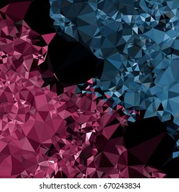 Geometric low polygonal background. Abstract multicolor mosaic backdrop. Design element for book covers, presentations layouts, title backgrounds. Vector clip art.