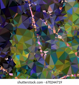 Geometric low polygonal background. Abstract multicolor mosaic backdrop. Design element for book covers, presentations layouts, title backgrounds. Vector clip art.