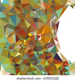 Geometric low polygonal background. Abstract multicolor mosaic backdrop. Design element for book covers, presentations layouts, title backgrounds. Vector clip art.