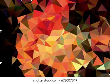 Geometric low polygonal background. Abstract multicolor mosaic backdrop. Design element for book covers, presentations layouts, title backgrounds. Vector clip art.