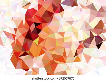 Geometric low polygonal background. Abstract multicolor mosaic backdrop. Design element for book covers, presentations layouts, title backgrounds. Vector clip art.
