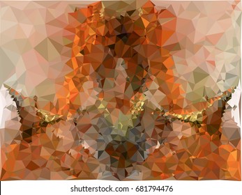 Geometric low polygonal background. Abstract multicolor mosaic backdrop. Design element for book covers, presentations layouts, title backgrounds. Vector clip art.