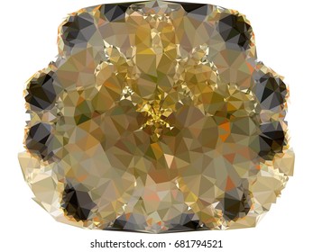 Geometric low polygonal background. Abstract multicolor mosaic backdrop. Design element for book covers, presentations layouts, title backgrounds. Vector clip art.