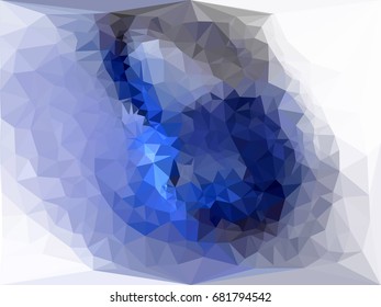 Geometric low polygonal background. Abstract multicolor mosaic backdrop. Design element for book covers, presentations layouts, title backgrounds. Vector clip art.