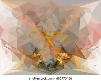 Geometric low polygonal background. Abstract multicolor mosaic backdrop. Design element for book covers, presentations layouts, title backgrounds. Vector clip art.