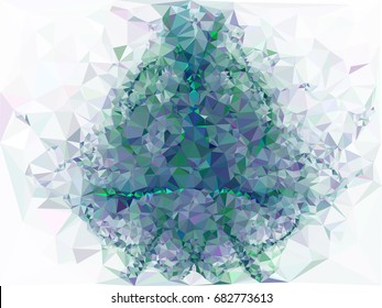 Geometric low polygonal background. Abstract multicolor mosaic backdrop. Design element for book covers, presentations layouts, title backgrounds. Vector clip art.