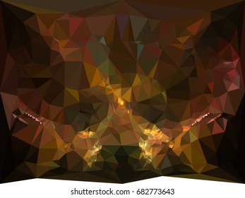 Geometric low polygonal background. Abstract multicolor mosaic backdrop. Design element for book covers, presentations layouts, title backgrounds. Vector clip art.