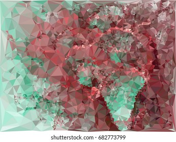 Geometric low polygonal background. Abstract multicolor mosaic backdrop. Design element for book covers, presentations layouts, title backgrounds. Vector clip art.