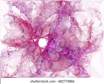 Geometric low polygonal background. Abstract multicolor mosaic backdrop. Design element for book covers, presentations layouts, title backgrounds. Vector clip art.