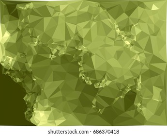 Geometric low polygonal background. Abstract multicolor mosaic backdrop. Design element for book covers, presentations layouts, title backgrounds. Vector clip art.